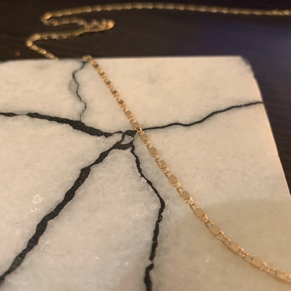 Rhinestone choker & longer layering chain - Picture 5 of 6